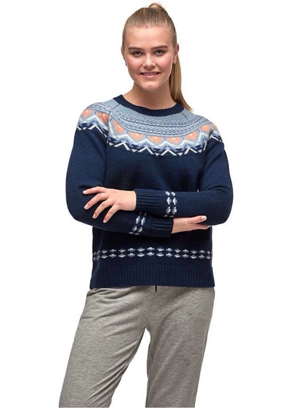 Kari Traa Sundve Wool Blend Naval Women’s Sweater , size Small